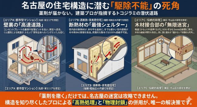 建築プロが警告:名古屋の住宅構造が「トコジラミの迷宮」になる理由