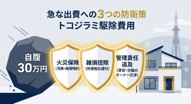 自腹30万円を阻止！札幌で「実質0円」解決を目指す3大ルート