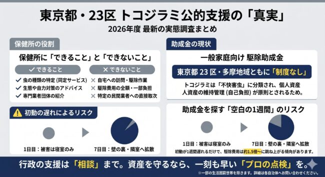2026年度版：東京都・23区の「助成金」と「保健所」の真実