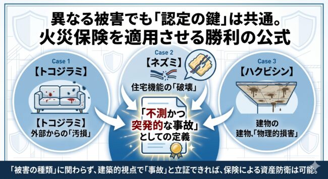 【実例公開】トコジラミ・ネズミ・ハクビシン「0円修復」の共通点